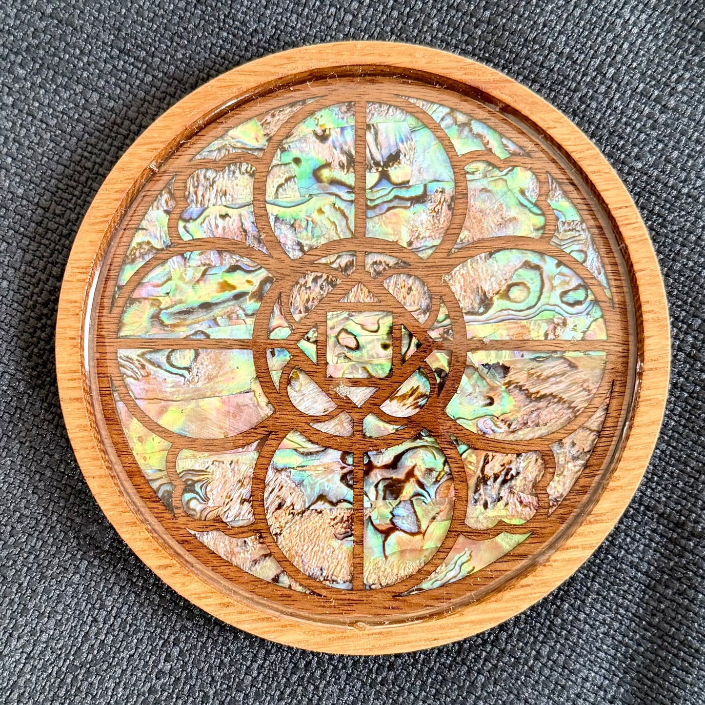 SALE - Canterbury Cathedral Coaster in Oak and Walnut