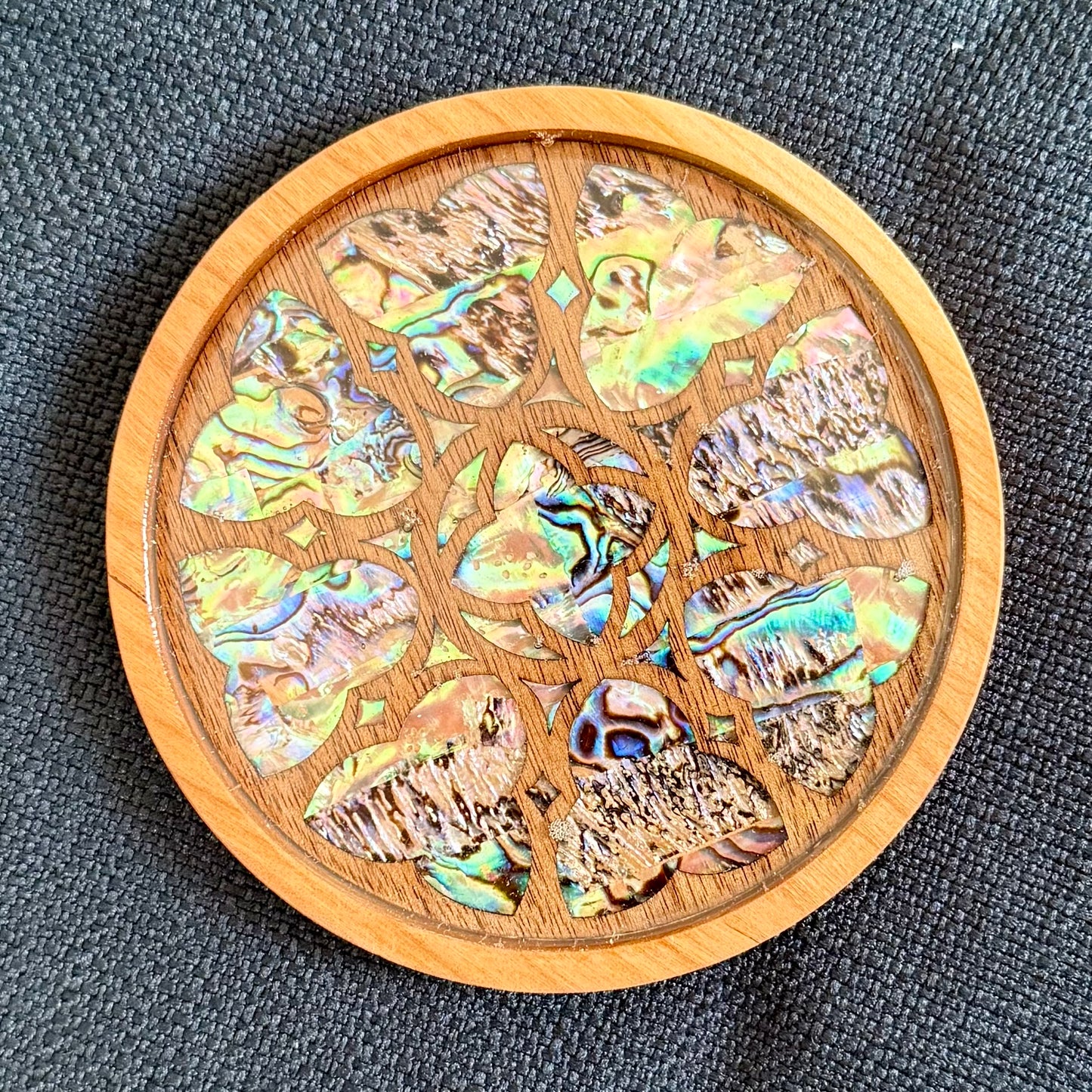 SALE - Glasgow Cathedral Coaster in Cherry & Walnut