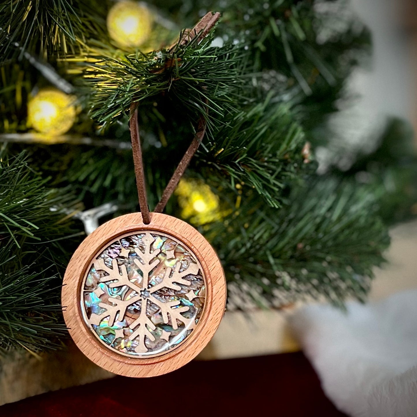 Starry Snowflake Ornament