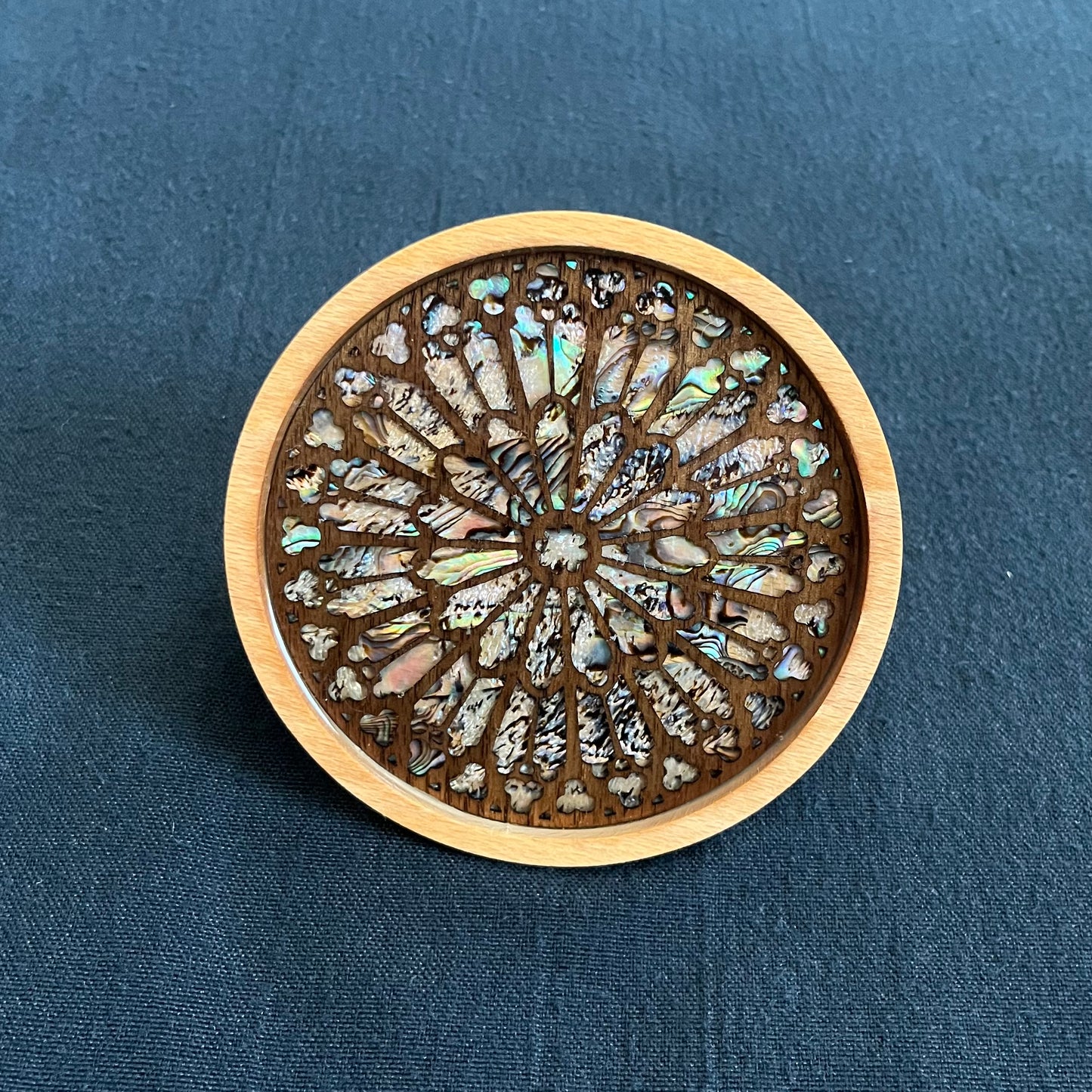 SALE - Notre Dame Coaster in Beech and Walnut