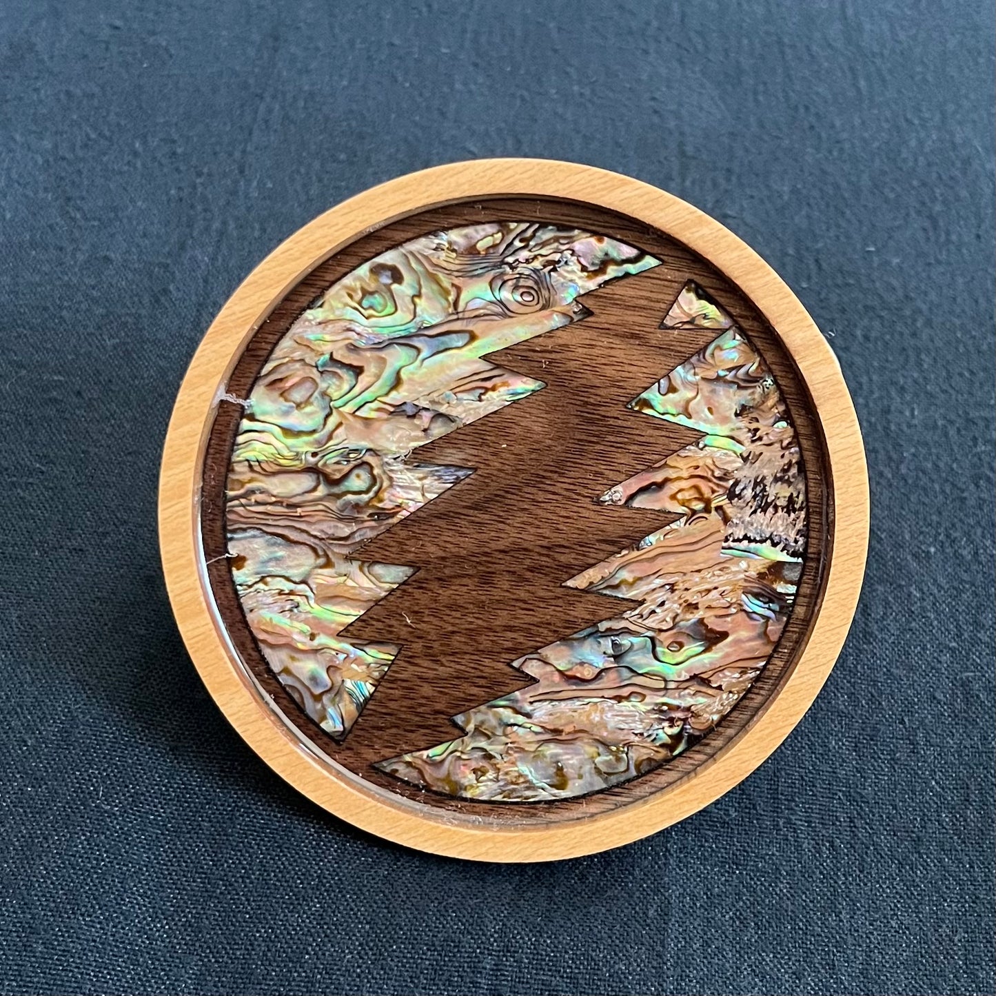 SALE - Bolt Coaster in Beech and Walnut