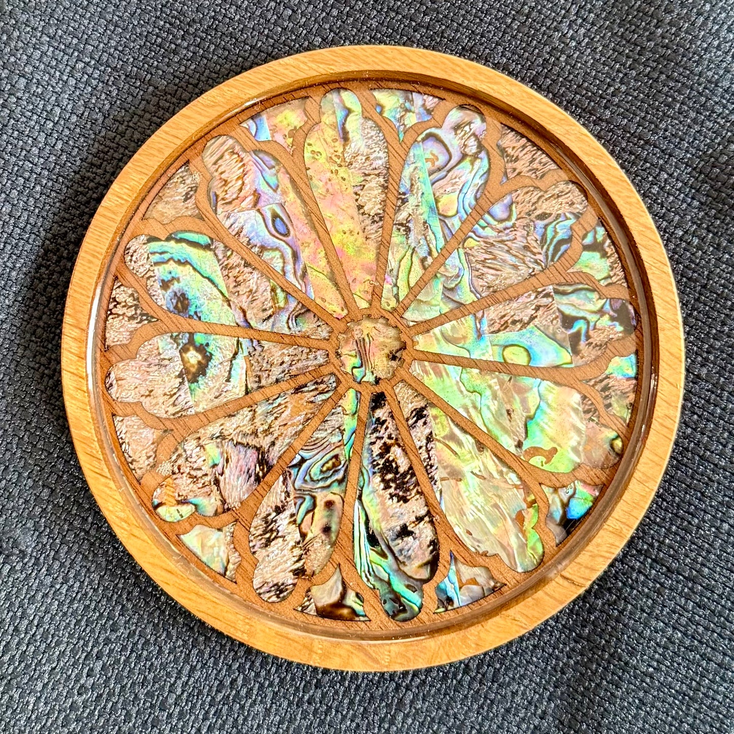 SALE - Inverness Castle Coaster in Oak and Walnut