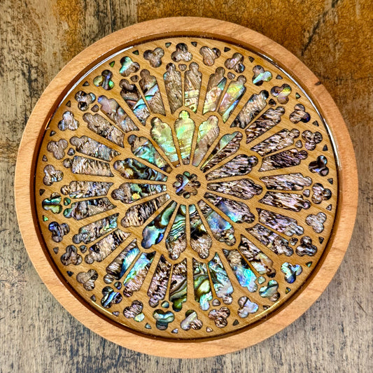 Notre Dame Cathedral Rose Window Coaster
