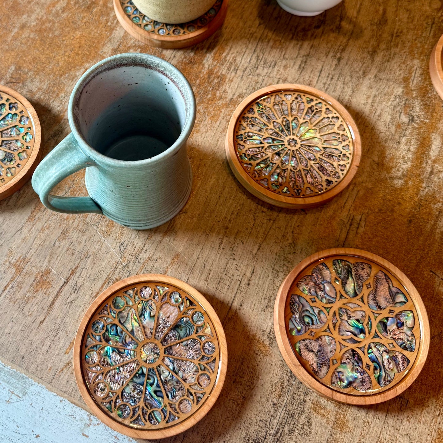 Notre Dame Cathedral Rose Window Coaster