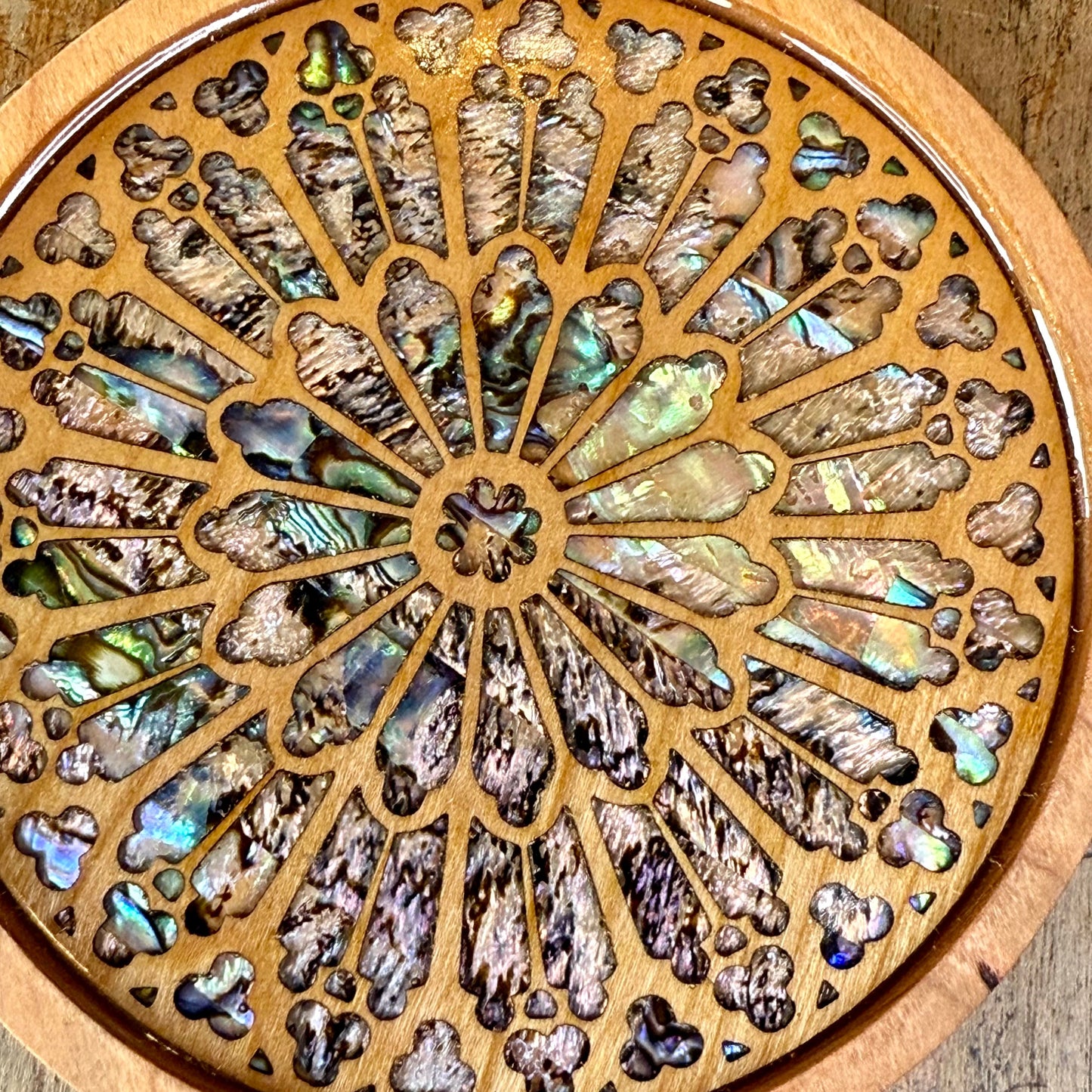 Notre Dame Cathedral Rose Window Coaster