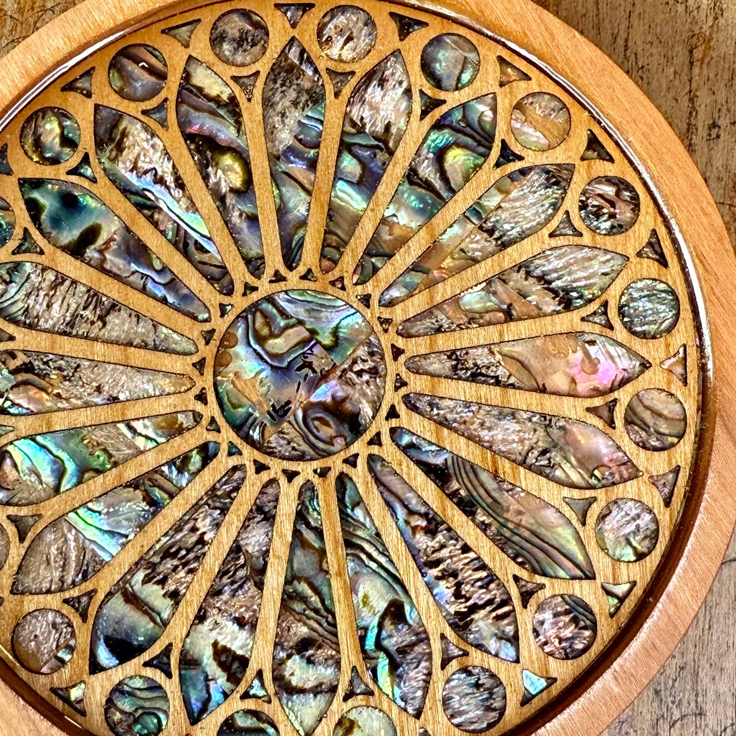 Sagrada Familia Basilica Rose Window Coaster