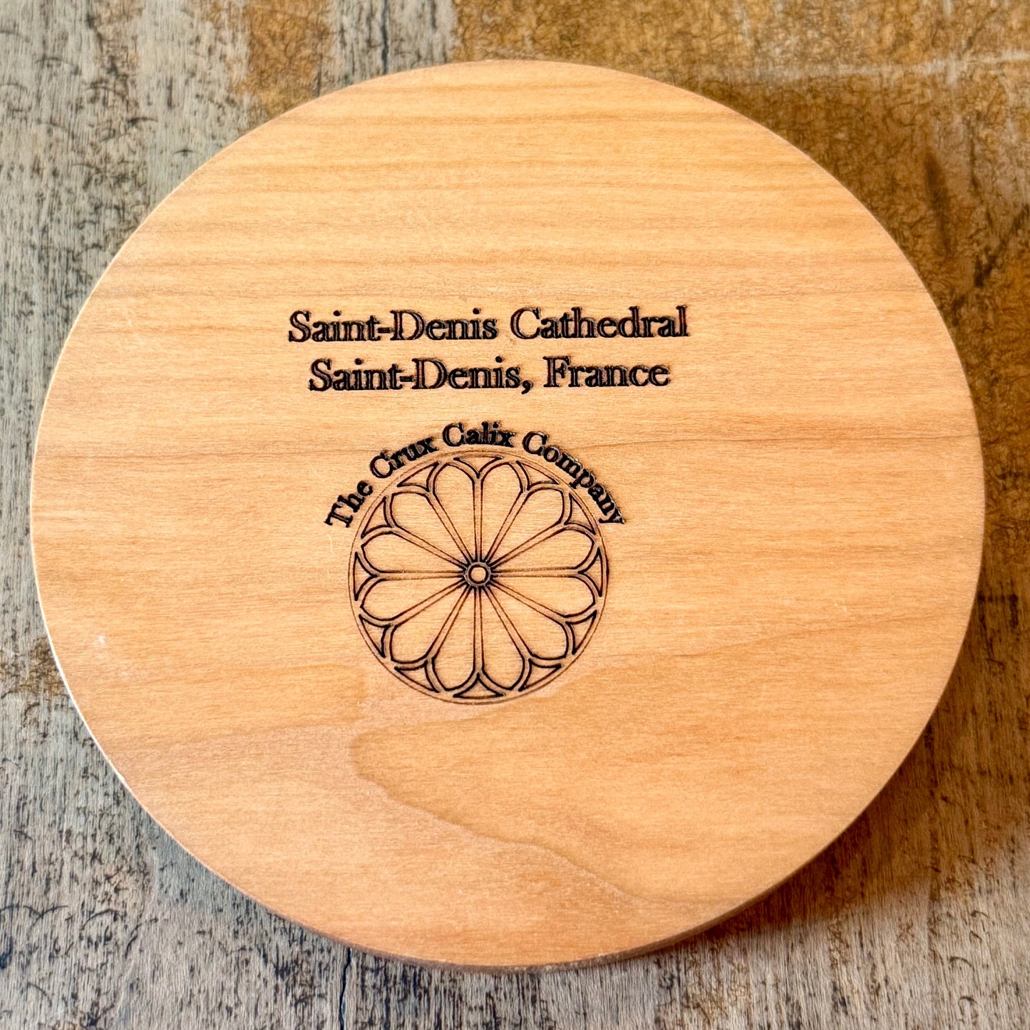 Saint Denis Cathedral Rose Window Coaster