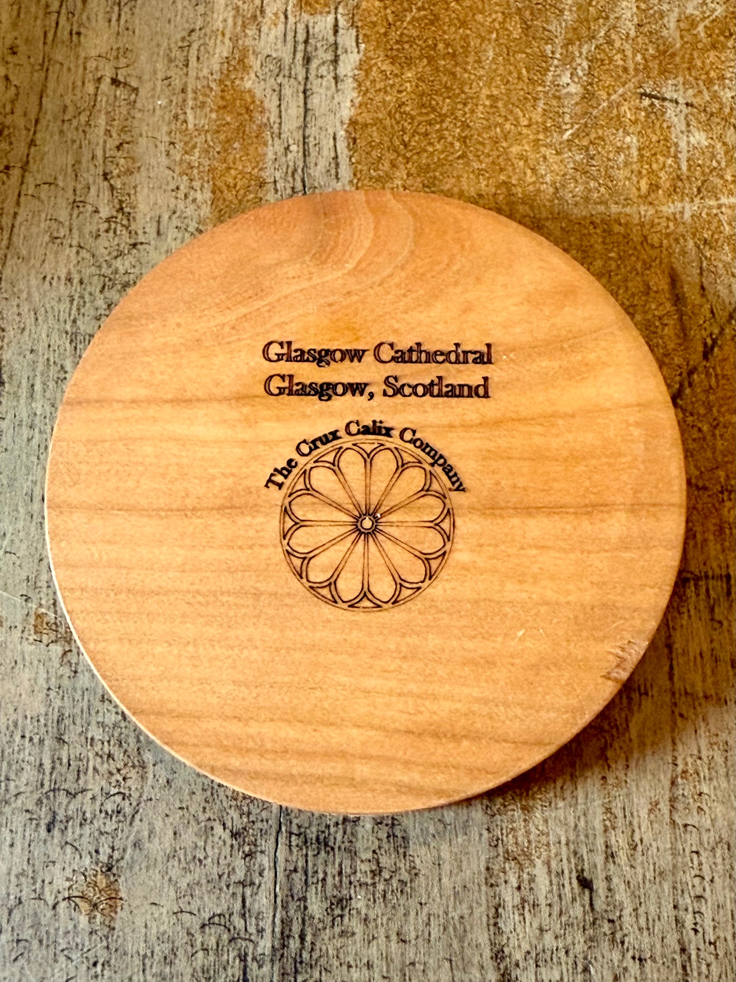Glasgow Cathedral Rose Window Coaster