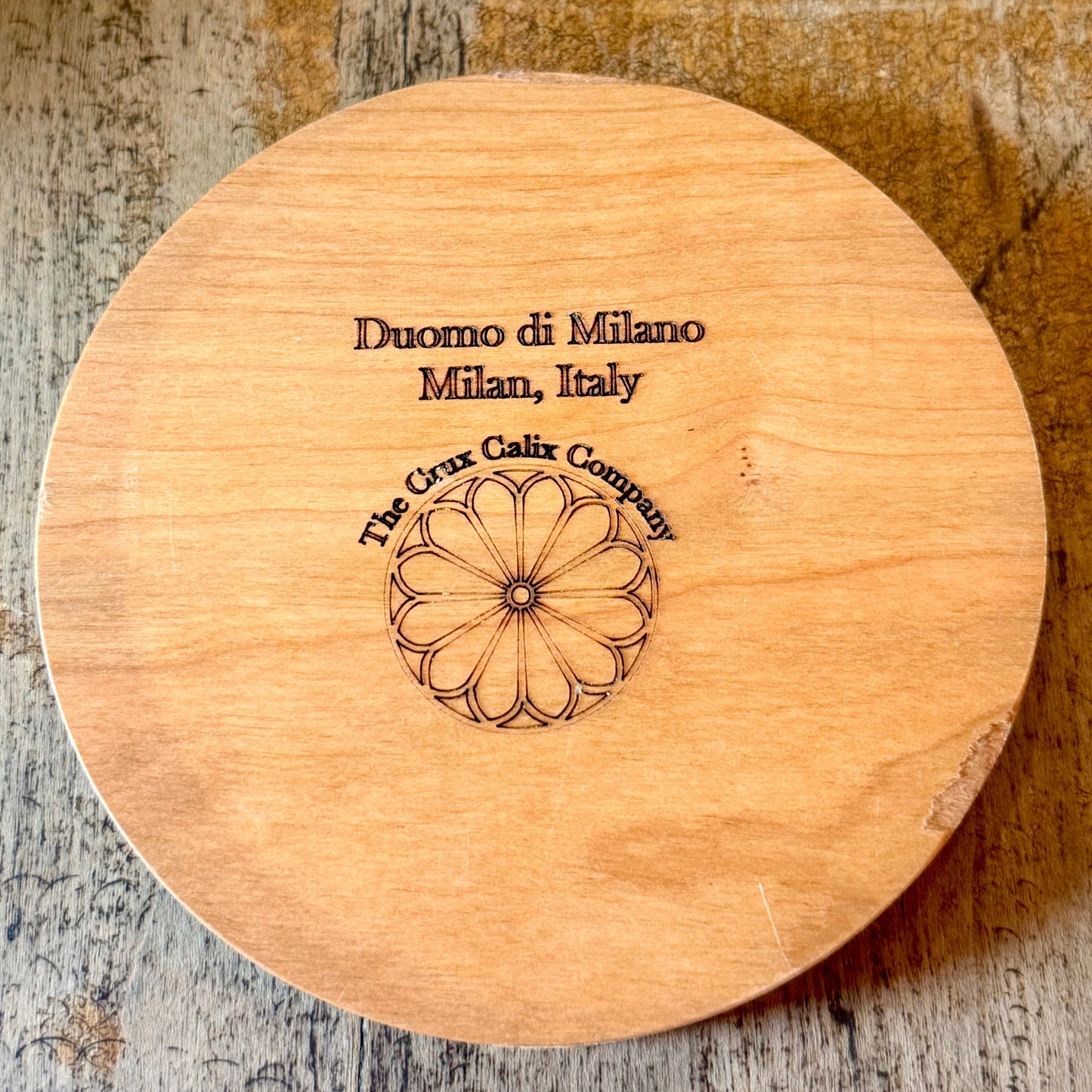 Duomo di Milano Rose Window Coaster