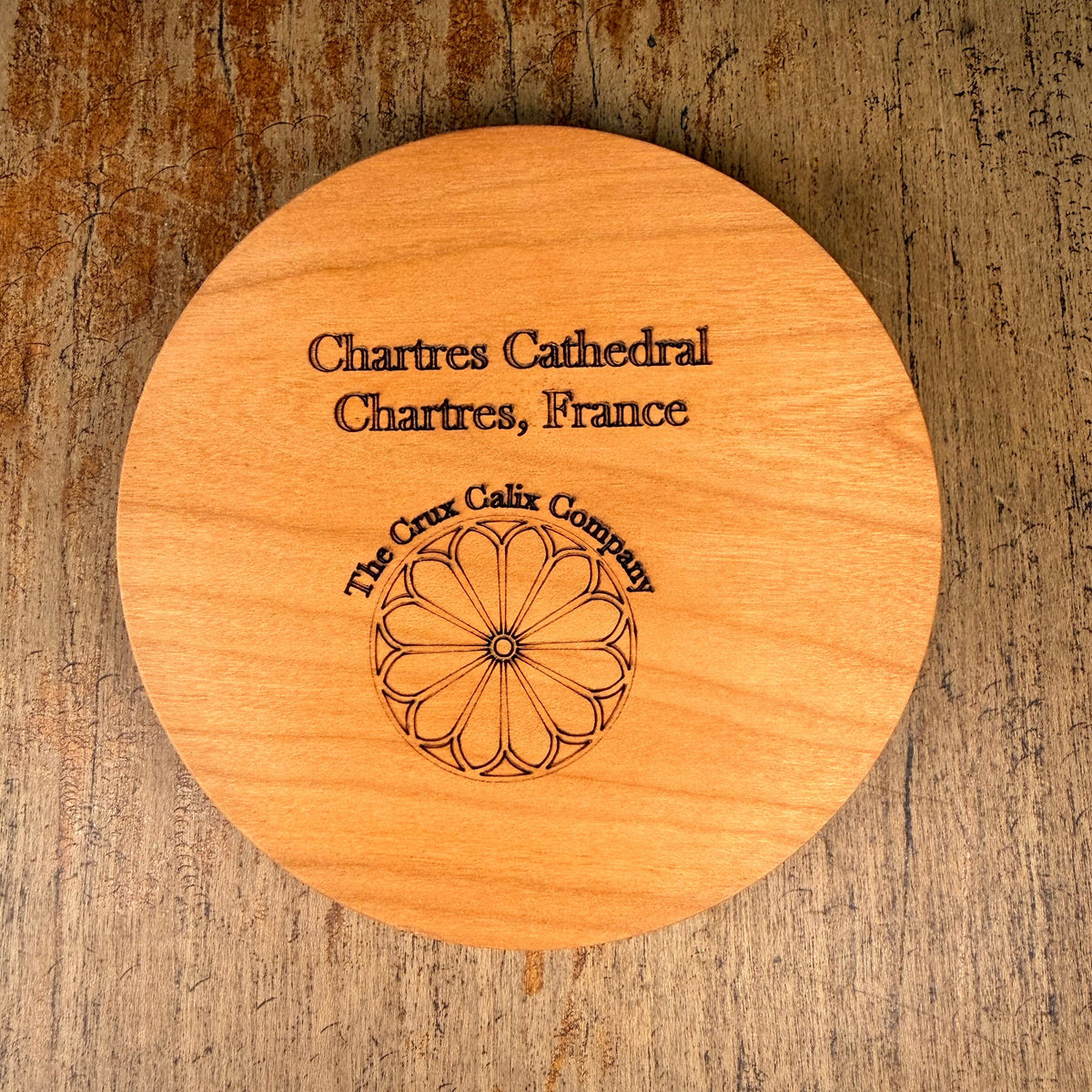 Chartres Cathedral Rose Window Coaster